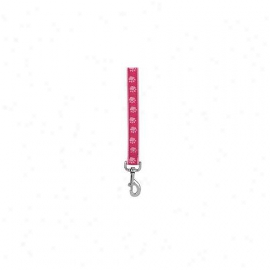 Pet Pals Za886 44 75 Two Tone Pawprint Guidance 4 Ft X . 62 In Pink