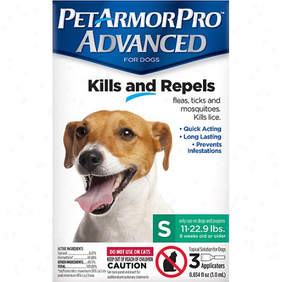 Petarmorpro Advanced Flea, Tick And Mosquito Topical Solution In favor of Dogs 11-22.9 Lbs, 3 Count