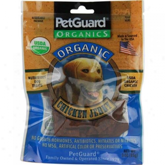 Petguard Organics Chicken Jerky Treats For Dogs Case Of 6 3 Oz
