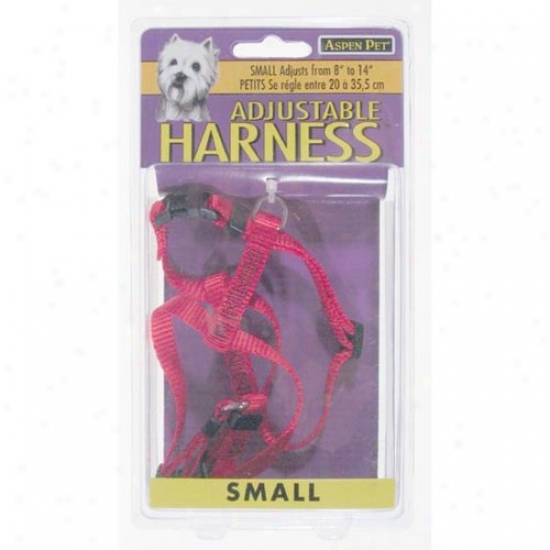 Petmate Aspen Pet 27227 5/8-inch X 4-inch To 20-inch Adjustable Harness - Black