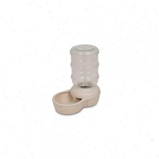 Petmats Ptm24309 Le Bistro Waterer Medium 1 Gallon Bleached Thread of flax 6. 8 Inch X 11. 4 Inch X 11. 9 Inch