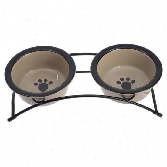 Petrageous Designs Buddys Best Elevated Small Dog Feeder