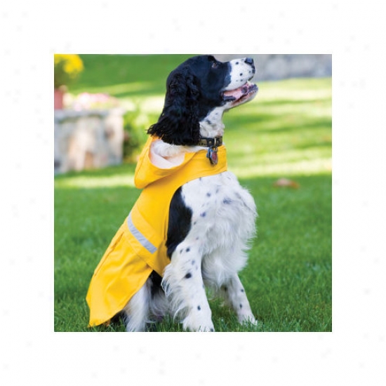 Petrageous Designs Seattle Slicker Dog Raincoat In Yellow