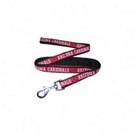 Pets First Acl-m Arizona Cardinals Nfl Dog Leash - Medium