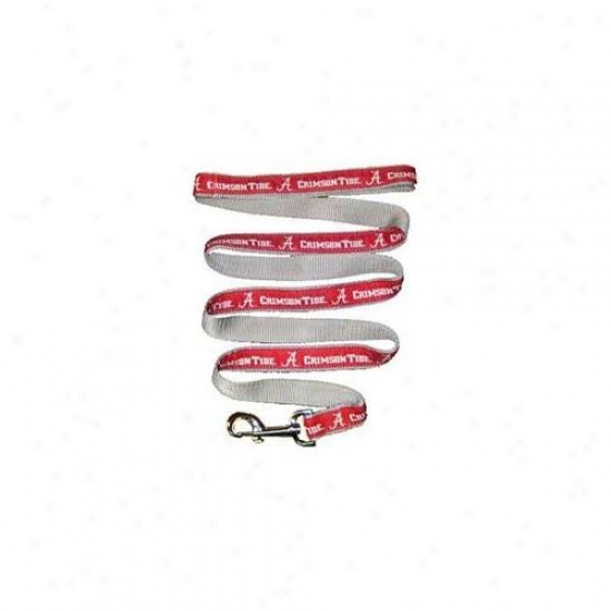 Pets First All-m Alabama Crimson Tide Leash Medium