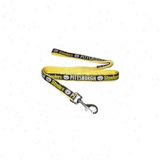 Pets First Pstl-l Pittsburgh Steelers Nfl Dog Leash - Large