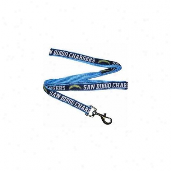 Pets First Sdcl-m San Diego Chargers Nfl Dog Leash - Medium