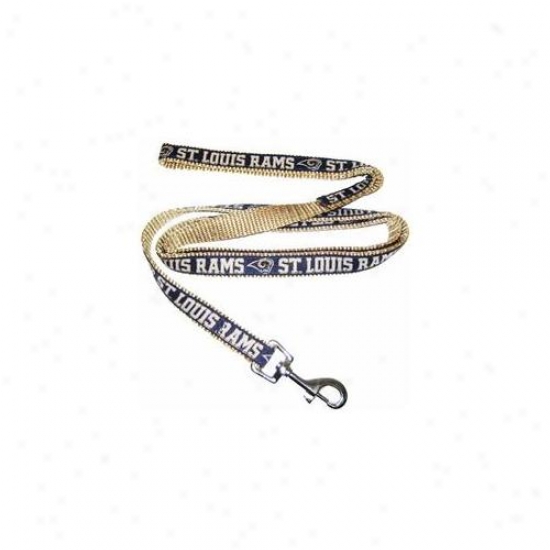 Pets First Slrl-lS t.  Louis Rams Nfl Dog Leash - Large