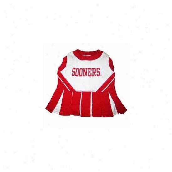 Pets First Uoclo-xs Oklahoma Sooners  Cheer Leading Xs