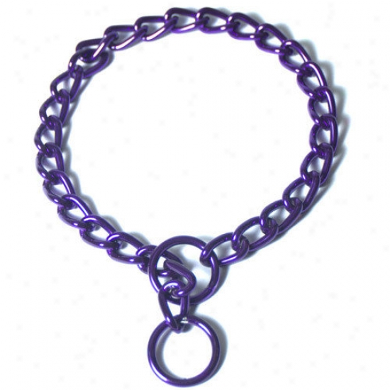 Platinum Pets Steel Coated Dog Colla5 In Purple
