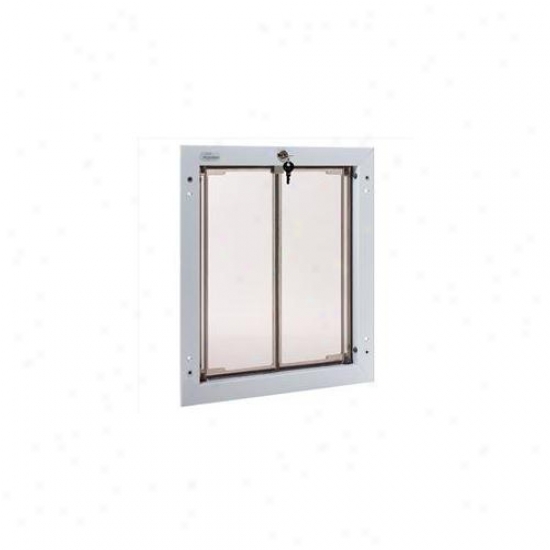 Plexidor Performance Pet Doors Pd Door Lg Wh Larrge Dog Passage Mount - Pure