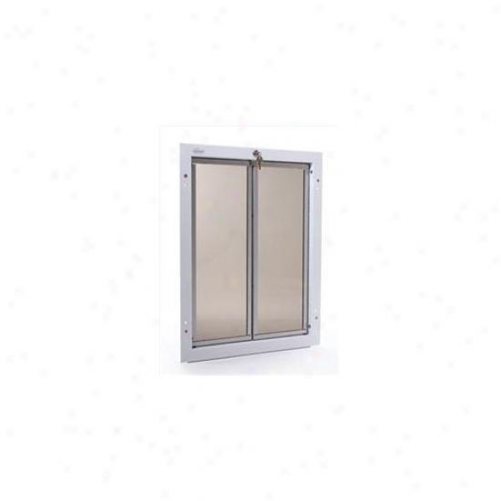 Plexidor Performance Pet Doors Pd Wall Xl Wh Extra Large Dog Door Chew Firm Wall Mount - White