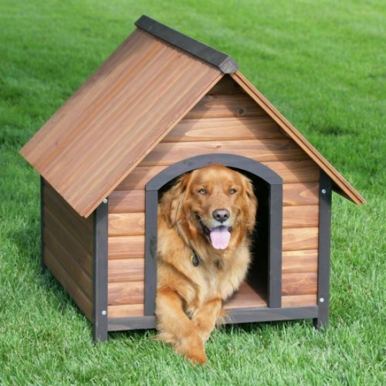 Precision Outback Country Lodge Dog House With Free Doorr