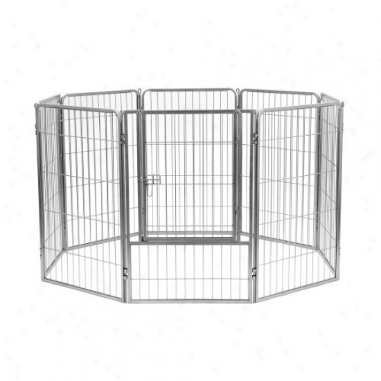 Precision Pet 8 Panel Courtyard Kennel
