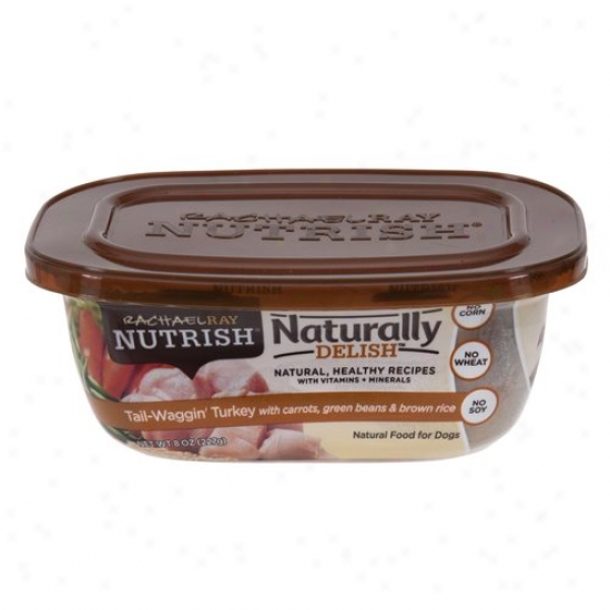 Rachael Beam Nutrish Naturally Delish Tail Waggin' Wet Food For Dogs, Turkey Recipe