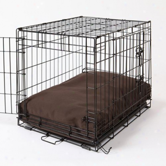 Rectangular Dog Bed Set - Dark Chocolate Crate Cover