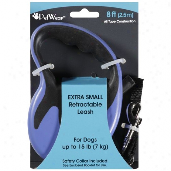 Rose America Corp. Petwear Extra Small Retractable Leash, 1ct