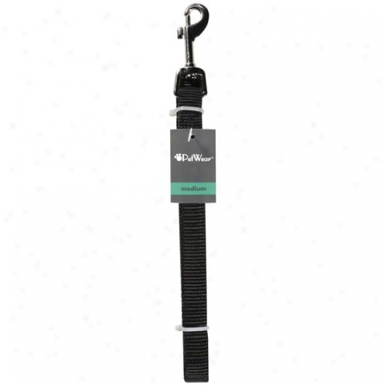 Rose America Corp. Petwear Medium Leash, Black, 1ct