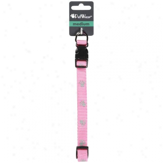 Rose America Corp. Petwear Intervening substance Reflective Collar, Pink, 1ct