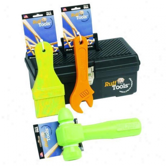 Ruff Dawg Ruff Tools Dog Paint Brush Dog Toy In Lime