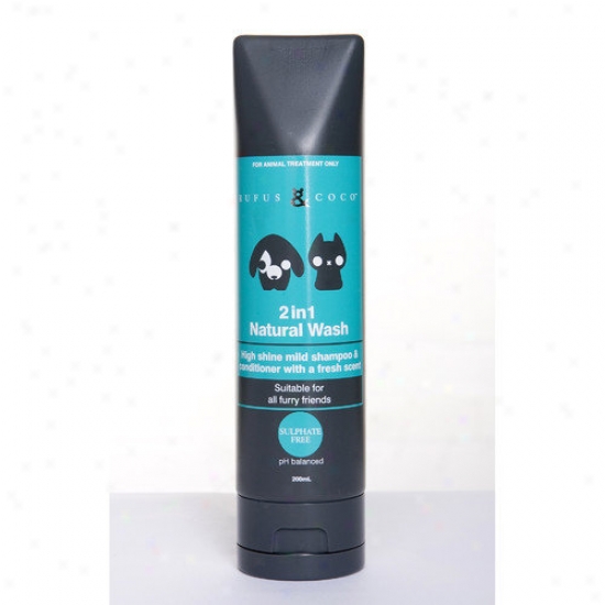 Rufus And Coco 2-in-1 Natural Wash For Dogs