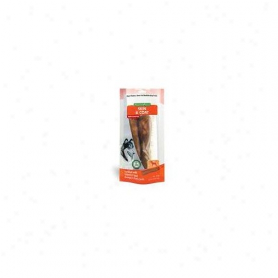 Salix Llc Beef Skin And Coat Rolls Dog Treat (2-pack)