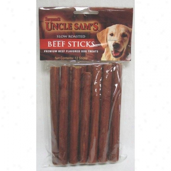 Sergeant's Stick Rawhide Dog Treat (12-pack)