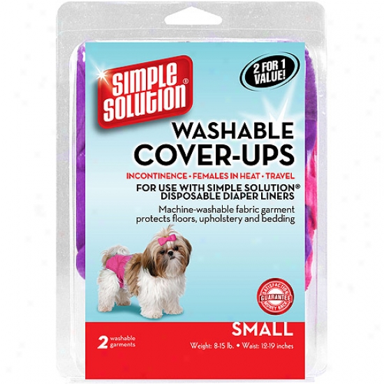 Simple Solution Female Dog Cover-ups, Small, 2ct