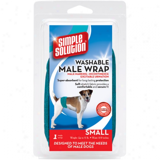 Simple Disintegration Washable Male Dog Wrap, Feeble