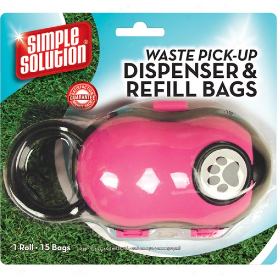 Simple Solution Waste Pick Up Dispenser & Refill Bags, 15ct