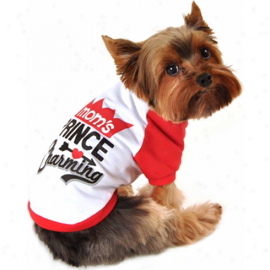 Simplydog Mom's Prince Charming Dog Tee, (multiple Sizes Available)