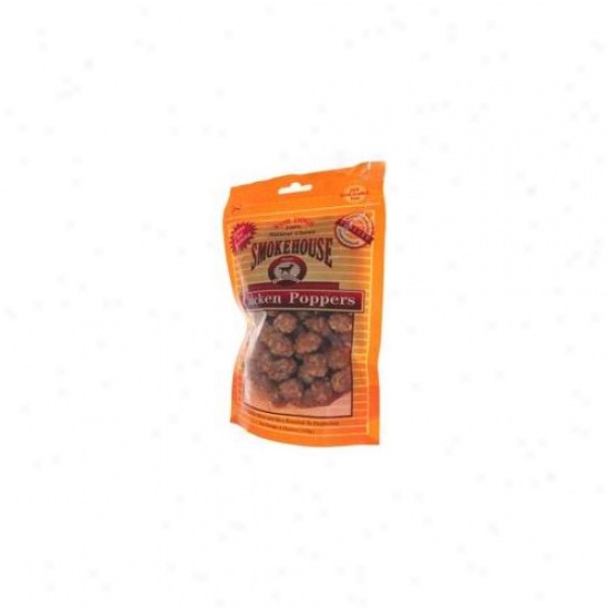 Smokehouse Pet Products 4 Oz Chicken Poppers  25091