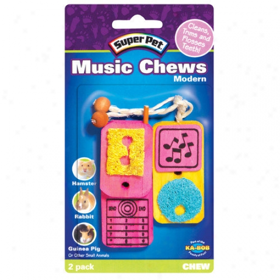Sup5e Pet Modern Music Chews Small Animal Toy