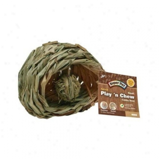 Super Pet Natural Play N Chew Cubby Nest Cage