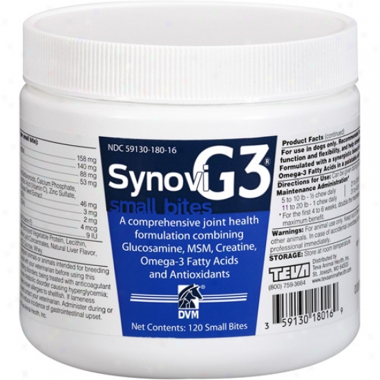 Synovi G3 Joint Health Forkulation For Dogs, 120ct