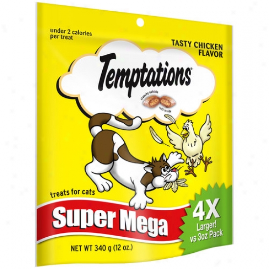 Temptations Elegant Chicken Super Mega Pack Treats For Cats, 12 Oz