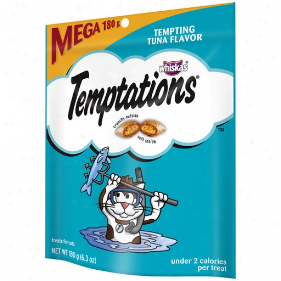 Temptations Temptiing Tuna Flavor Mega Pack Treats For Cats, 6.3 Oz