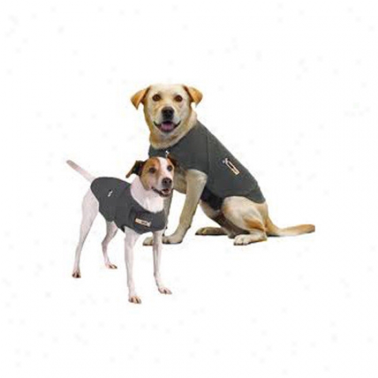 Tuhndershirt Dog Jacket For Anxiety In Grey