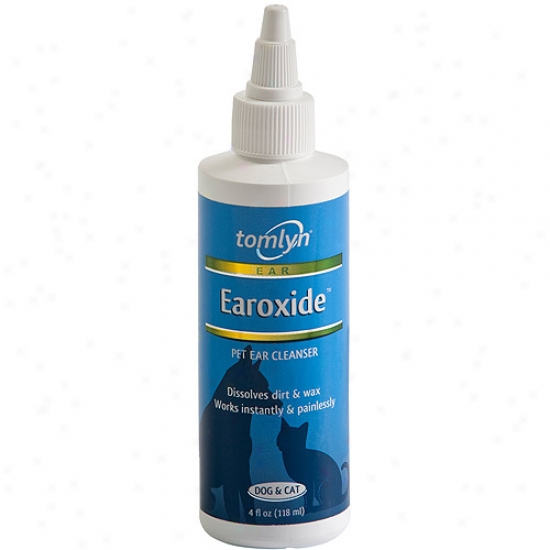 Tomlyn Products - Earoxide Ear Cleanser- White 4 Ounce - 411445