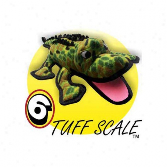 Tuffy#&039;s Pet Products Gary Gator Alligator Dog Toh In Green