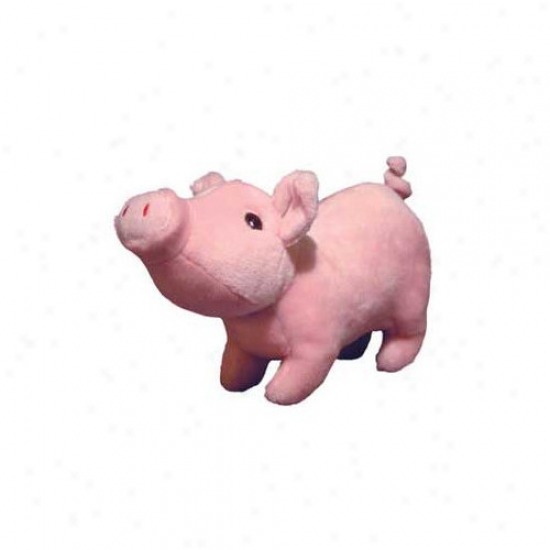 Tuffy's Pet Products Paisley Farm Piglet Dog Toy