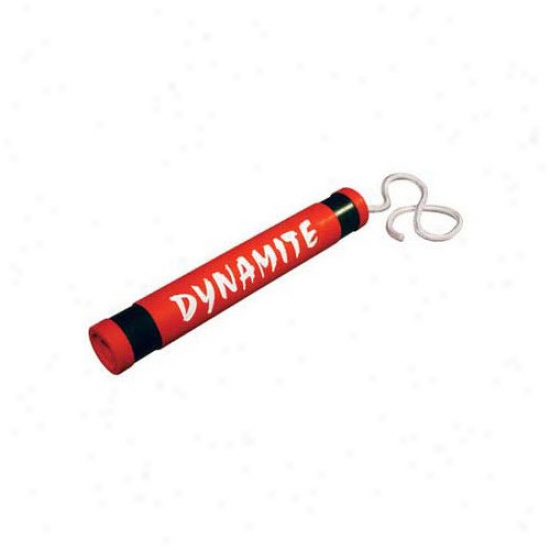 Tuffy's Pet Products Rugged Rubber Medium Dynamite Dog Folly