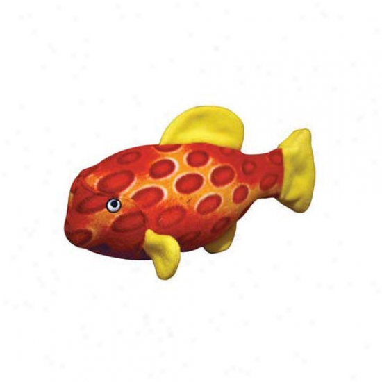 Tuffy's Pet Products Sammy Mcsnapper Ocean Fish Dog Toy