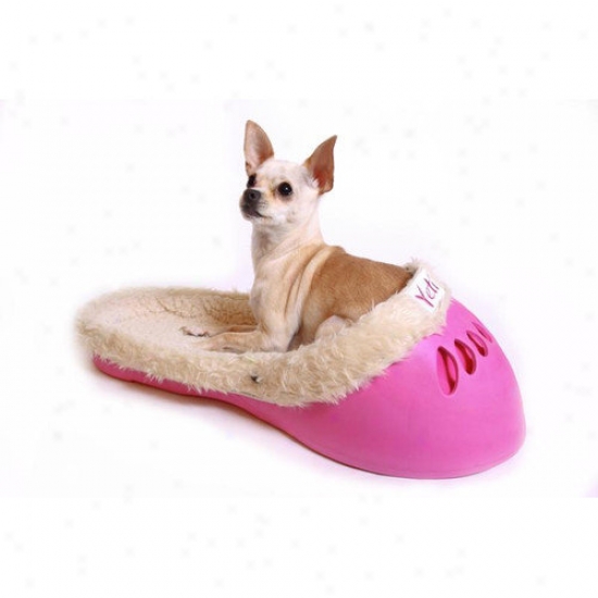 Unique Beast Yeti Pet Bed In Pastel Pink