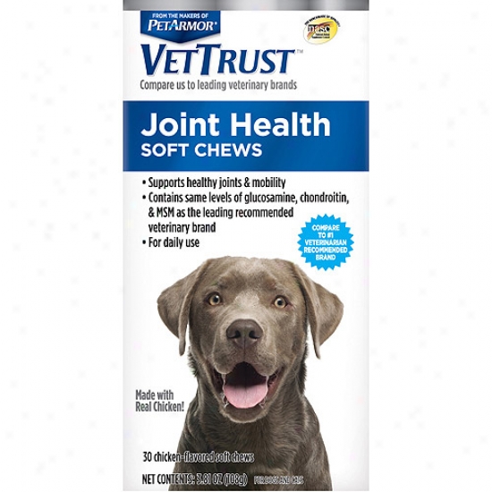 Vettrust Joint Health Soft Chews For Dogs & Cats, 30 Count