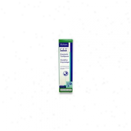 Virbac 018vr-cet103 C. E. T.  Toothpaste - Enzymatic, Vanilla-mint Flavor, 70 G