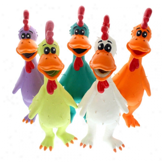 Walmart Latex Chicksworth Dog Toy, Color Will Vary, 1ct