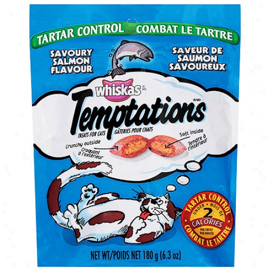 Whiskas Temptations Mega Savory Salmon 6.3 Oz.
