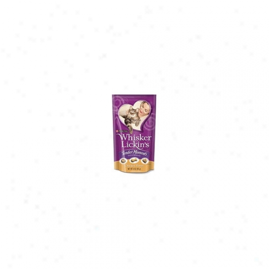 Whisker Lickon's Tender Moments Chicken Cat Treat (pouch Of 10)