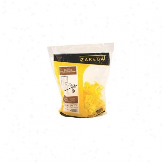Woodstream Zareba - Zareba Wood Put in the ledger 5 Extender Insulator- Yel1ow 25 Pack - Iw5xny-z